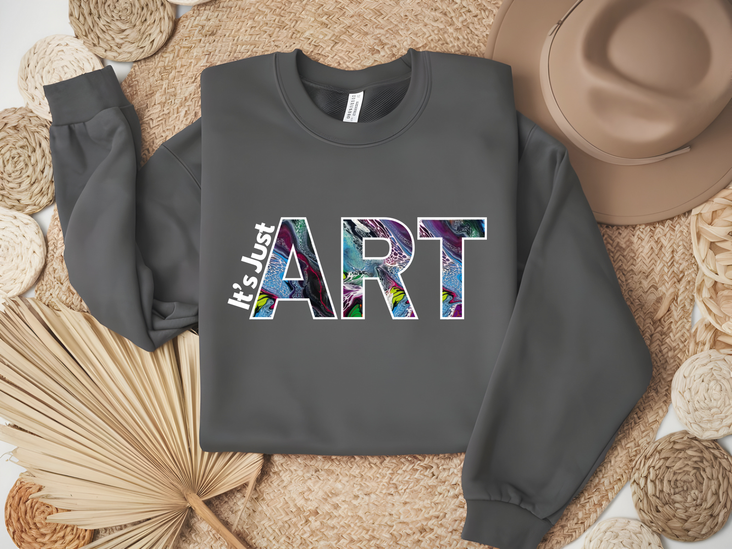 It’s Just ART Sweatshirt | Abstract Art Pullover