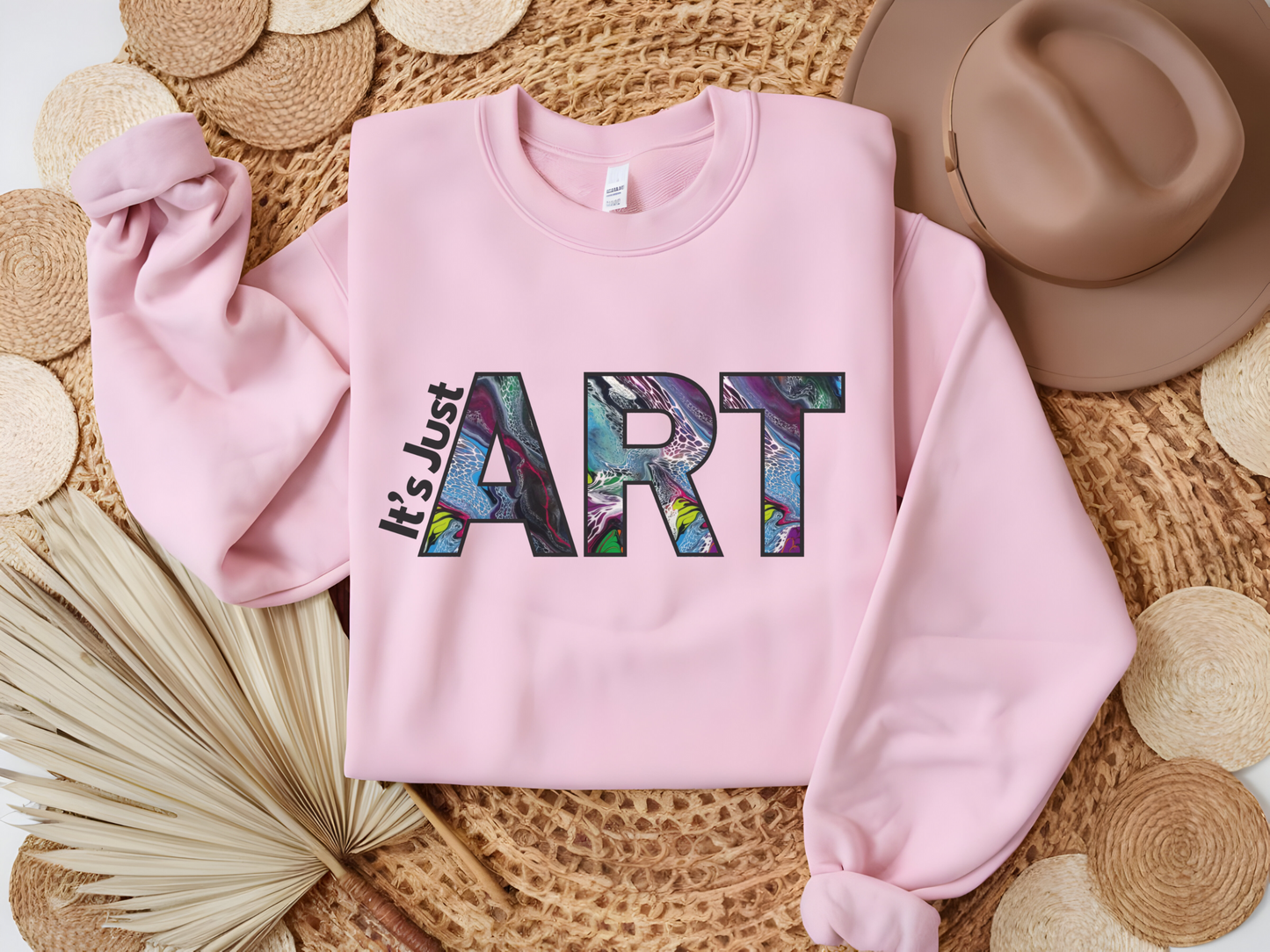 It’s Just ART Sweatshirt | Abstract Art Pullover