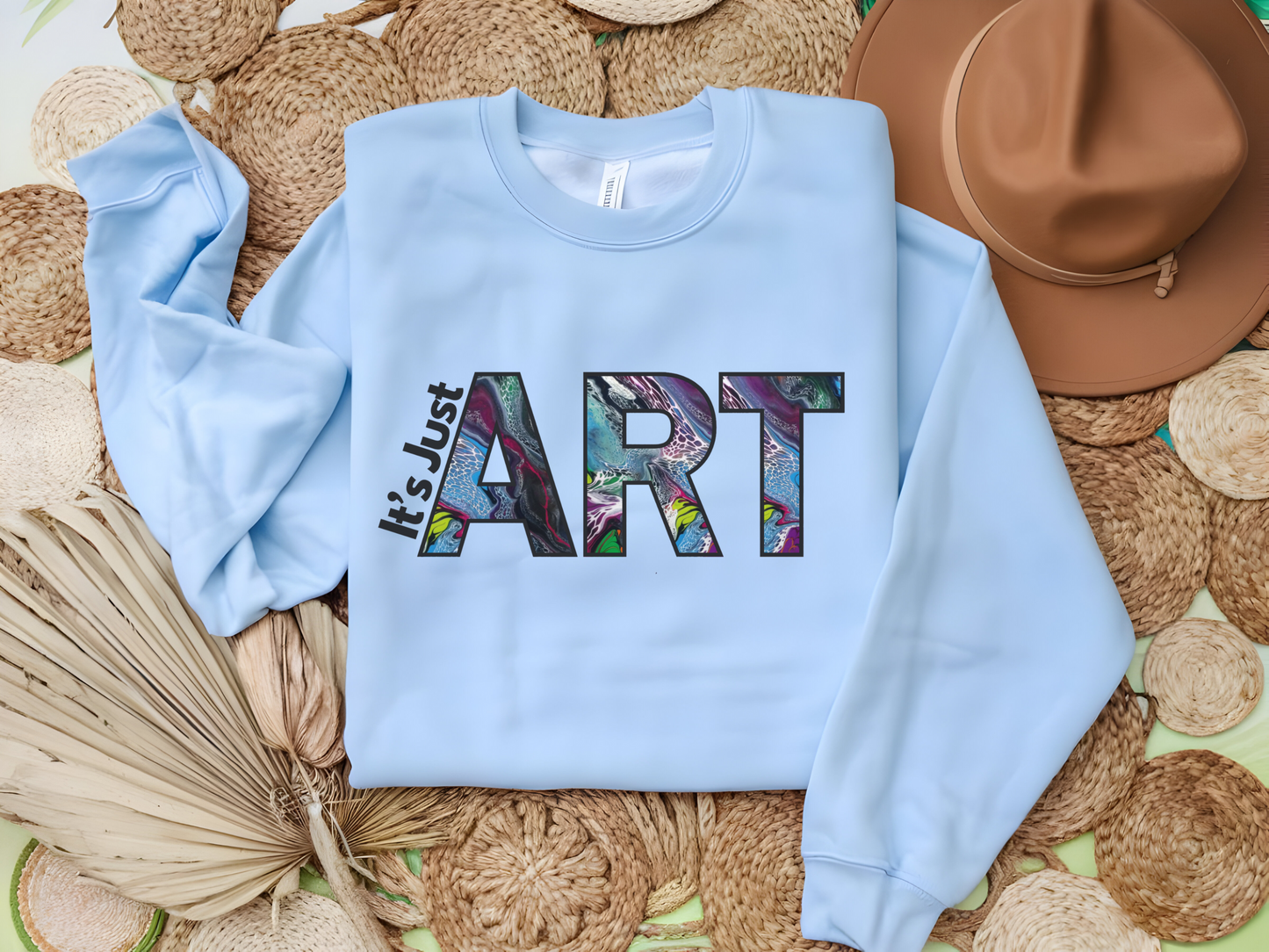 It’s Just ART Sweatshirt | Abstract Art Pullover