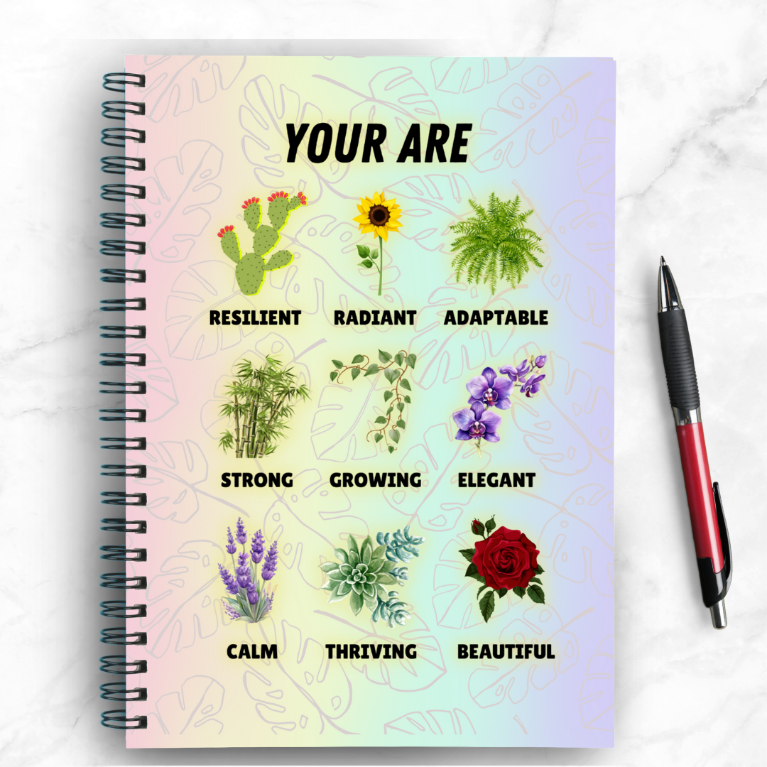 Daily Gratitude Journal – 8.5” x 11” Spiral Notebook with Guided Prompts