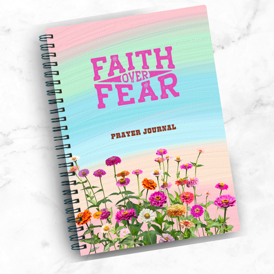 Pocket Prayer Journal - Faith Over Fear