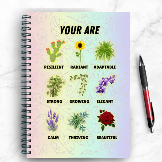 Daily Gratitude Journal – 8.5” x 11” Spiral Notebook with Guided Prompts